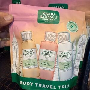 Mario Badescu Body travel trio Wash Set. Perfect individual gifts or travel size